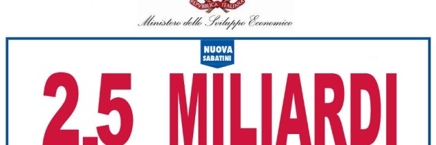 Nuova Sabatini: adeguamento ai regolamenti comunitari
